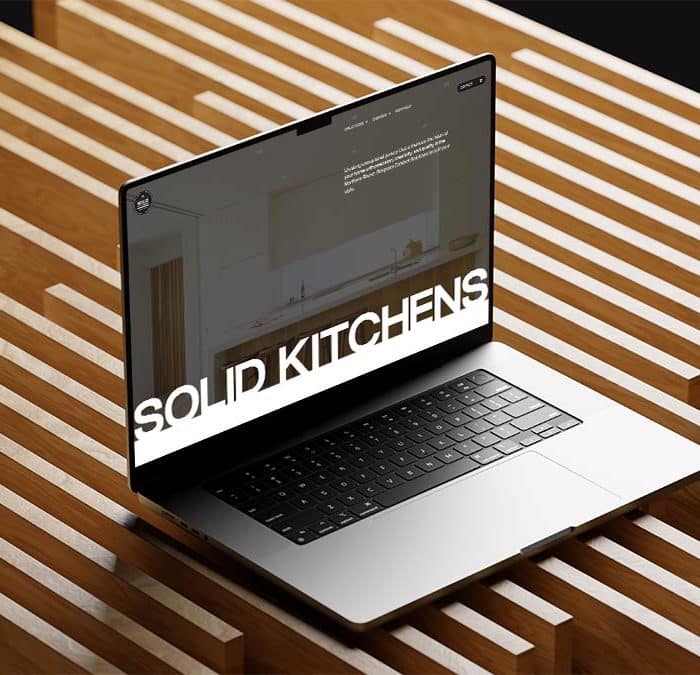 Web Design, Solid Kitchens - Alstonville